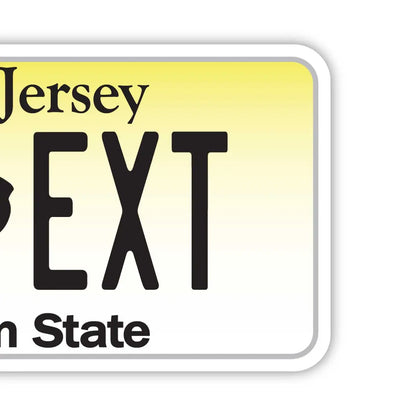 【ラゲッジタグ】ニュージャージー/オリジナルアメリカナンバープレート型・おしゃれ ・紛失防止タグ PL8HERO