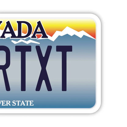 【ラゲッジタグ】ネバダ/オリジナルアメリカナンバープレート型・おしゃれ ・紛失防止タグ PL8HERO