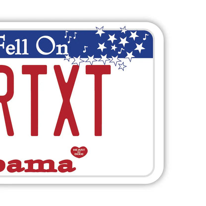 【ラゲッジタグ】アラバマ/オリジナルアメリカナンバープレート型・おしゃれ ・紛失防止タグ PL8HERO