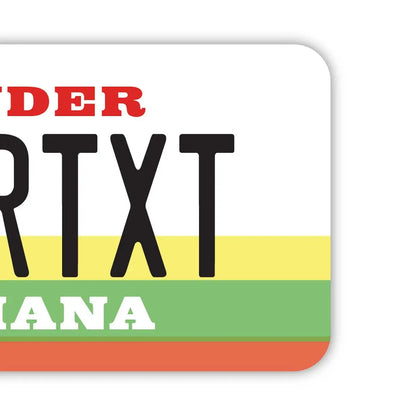 【ラゲッジタグ】インディアナ/オリジナルアメリカナンバープレート型・おしゃれ ・紛失防止タグ PL8HERO