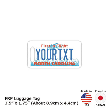 [Luggage tag] North Carolina / Original American license plate type / Fashionable / Loss prevention tag