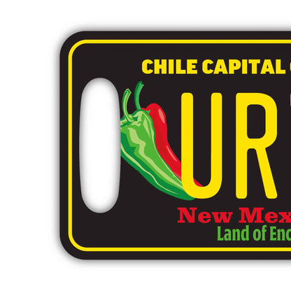 【ラゲッジタグ】ニューメキシコ・チリペッパー/オリジナルアメリカナンバープレート型・おしゃれ ・紛失防止タグ PL8HERO