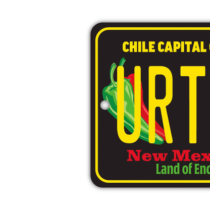 【ミラータグ】ニューメキシコ・チリペッパー/オリジナルアメリカナンバープレート型エアフレッシュナー PL8HERO