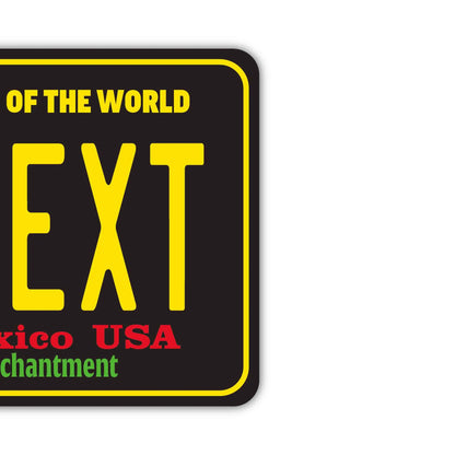 【ミラータグ】ニューメキシコ・チリペッパー/オリジナルアメリカナンバープレート型エアフレッシュナー PL8HERO