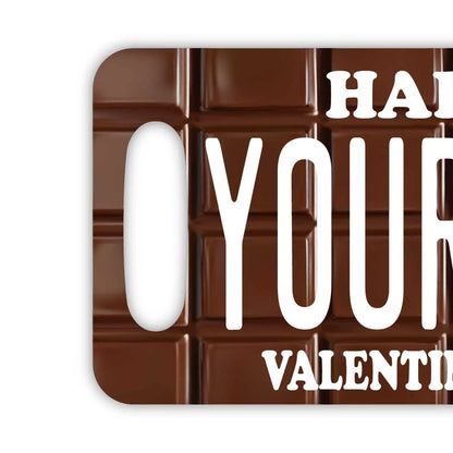 【ラゲッジタグ】チョコレートバー（バレンタイン）/オリジナルアメリカナンバープレート型・おしゃれ ・紛失防止タグ PL8HERO