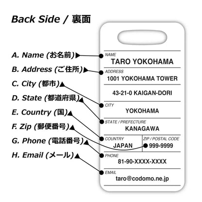 【ラゲッジタグ】カラー・パープル/オリジナルアメリカナンバープレート型・おしゃれ ・紛失防止タグ PL8HERO