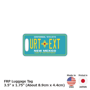 [Luggage tag] New Mexico / Original American license plate type / fashionable / loss prevention tag