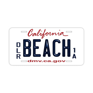 【ビーチ看板】カリフォルニア州ディーラー・アメリカンライセンスプレート型サイン ・おしゃれ