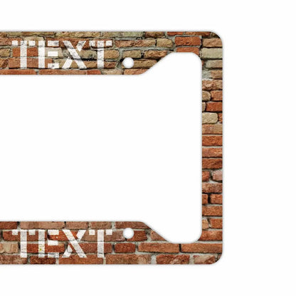 【US車用ナンバーフレーム】レンガ PL8HERO