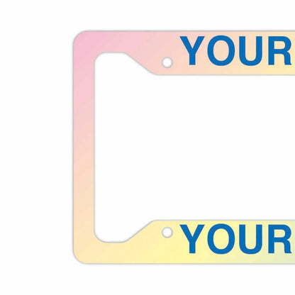 【US車用ナンバーフレーム】グラデーション・パステル PL8HERO