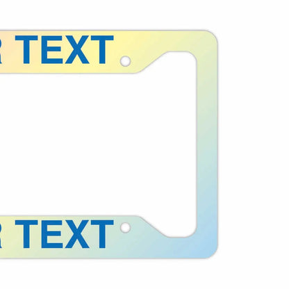 【US車用ナンバーフレーム】グラデーション・パステル PL8HERO