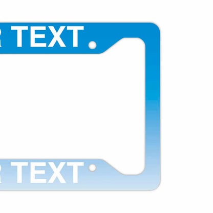 【US車用ナンバーフレーム】グラデーション・スカイ PL8HERO