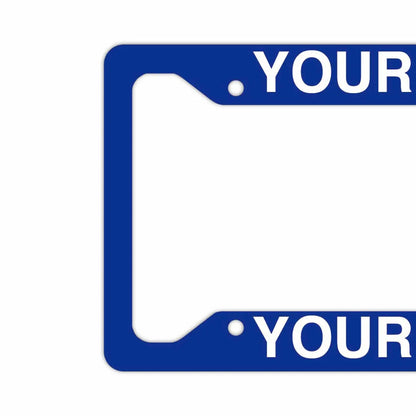 【US車用ナンバーフレーム】ソリッド・ブルー PL8HERO