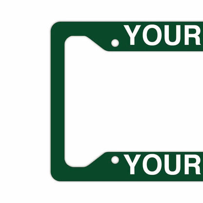 【US車用ナンバーフレーム】ソリッド・ハンターグリーン PL8HERO