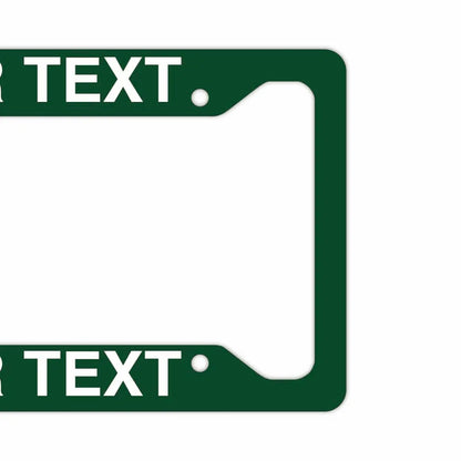 【US車用ナンバーフレーム】ソリッド・ハンターグリーン PL8HERO