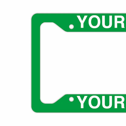 【US車用ナンバーフレーム】ソリッド・グリーン PL8HERO