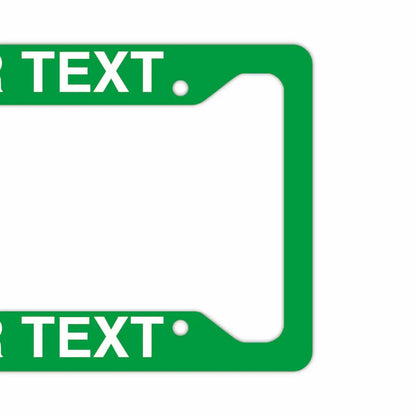 【US車用ナンバーフレーム】ソリッド・グリーン PL8HERO