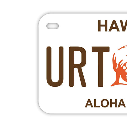 【中・USバイク用】ハワイ・カメハメハ大王/オリジナルアメリカナンバープレート PL8HERO