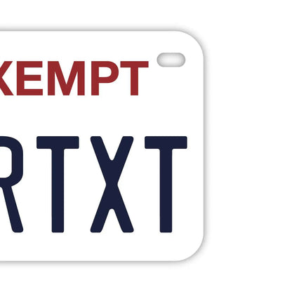 【中・USバイク用】カリフォルニア(公用車)/オリジナルアメリカナンバープレート PL8HERO