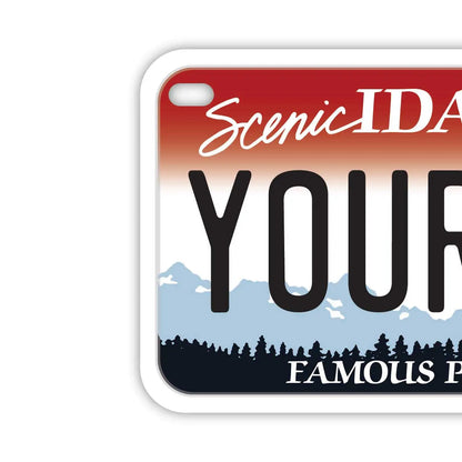 【中・USバイク用】アイダホ/オリジナルアメリカナンバープレート PL8HERO