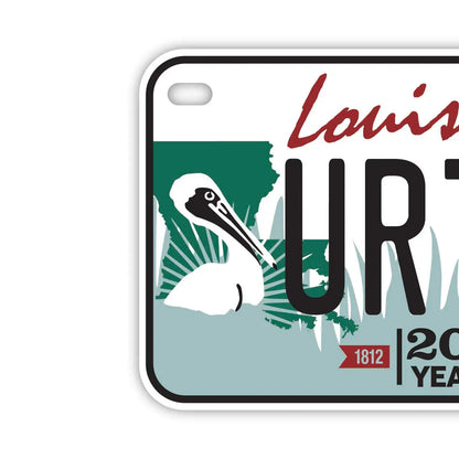 【中・USバイク用】ルイジアナ/オリジナルアメリカナンバープレート PL8HERO