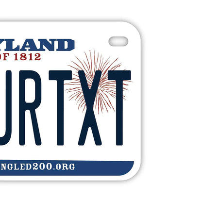 【中・USバイク用】メリーランド/オリジナルアメリカナンバープレート PL8HERO