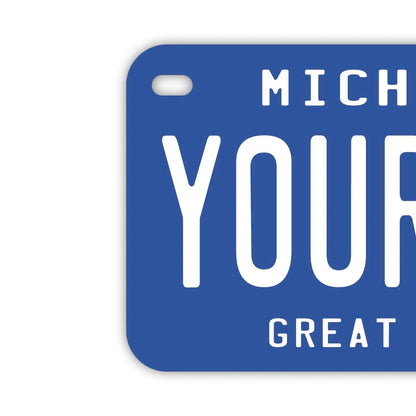 【中・USバイク用】ミシガン/オリジナルアメリカナンバープレート PL8HERO