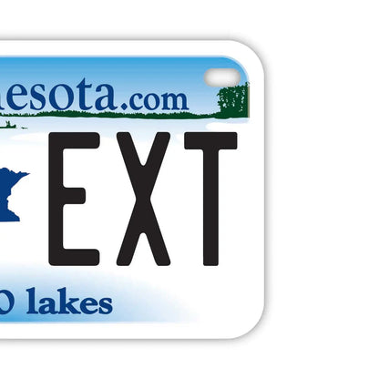 【中・USバイク用】ミネソタ/オリジナルアメリカナンバープレート PL8HERO