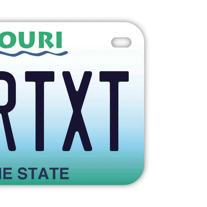 【中・USバイク用】ミズーリ/オリジナルアメリカナンバープレート PL8HERO