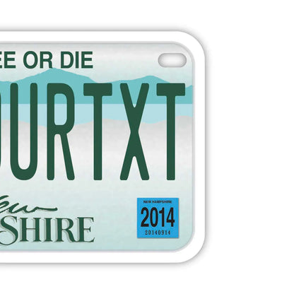 【中・USバイク用】ニューハンプシャー/オリジナルアメリカナンバープレート PL8HERO