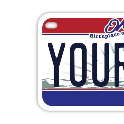 【中・USバイク用】オハイオ/オリジナルアメリカナンバープレート PL8HERO