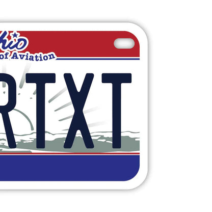 【中・USバイク用】オハイオ/オリジナルアメリカナンバープレート PL8HERO