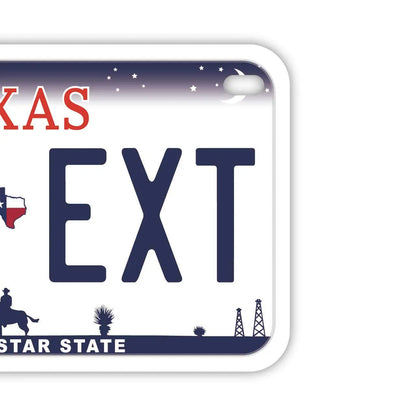 【中・USバイク用】テキサス/オリジナルアメリカナンバープレート PL8HERO