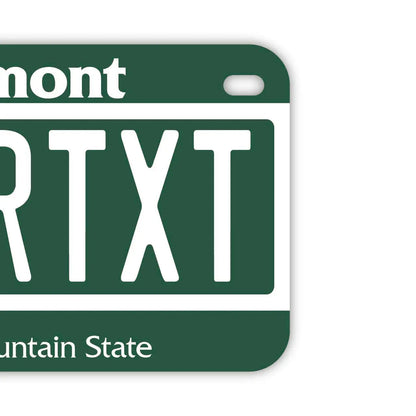 【中・USバイク用】バーモント/オリジナルアメリカナンバープレート PL8HERO