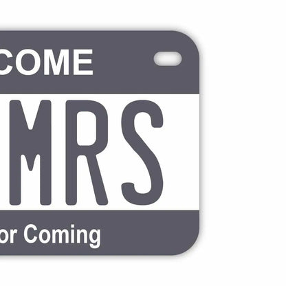 【中・USバイク用】カラー・グレー/オリジナルアメリカナンバープレート PL8HERO