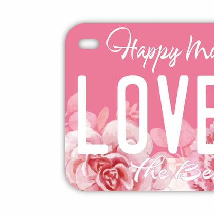 【中・USバイク用】母の日・フラワー/オリジナルアメリカナンバープレート PL8HERO