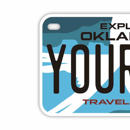 【中・USバイク用】オクラホマ/オリジナルアメリカナンバープレート PL8HERO