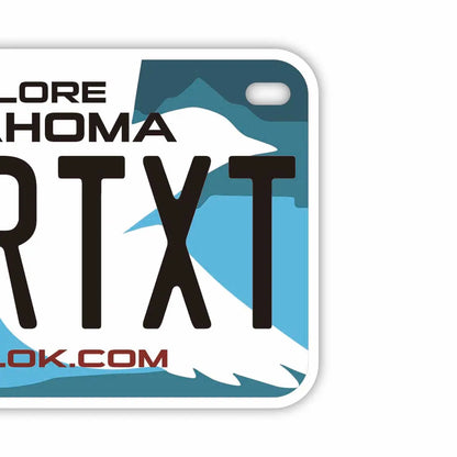 【中・USバイク用】オクラホマ/オリジナルアメリカナンバープレート PL8HERO