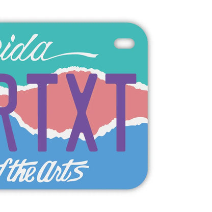 【中・USバイク用】フロリダ・アート/オリジナルアメリカナンバープレート PL8HERO