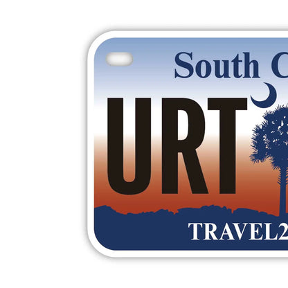 【中・USバイク用】サウスカロライナ/オリジナルアメリカナンバープレート PL8HERO