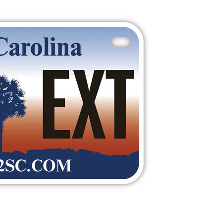 【中・USバイク用】サウスカロライナ/オリジナルアメリカナンバープレート PL8HERO