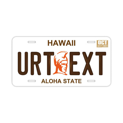 【大・US車用】ハワイ・カメハメハ大王/オリジナルアメリカエンボスナンバープレート おしゃれ表札看板 PL8HERO