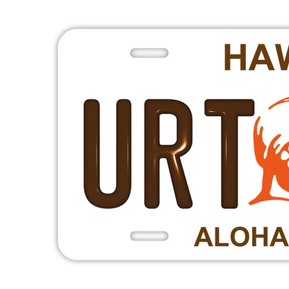 【大・US車用】ハワイ・カメハメハ大王/オリジナルアメリカエンボスナンバープレート おしゃれ表札看板 PL8HERO