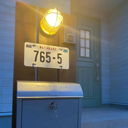 【大・US車用】アラバマ/オリジナルアメリカエンボスナンバープレート おしゃれ表札看板 PL8HERO