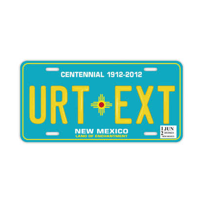 【大・US車用】ニューメキシコ/オリジナルアメリカエンボスナンバープレート おしゃれ表札看板 PL8HERO