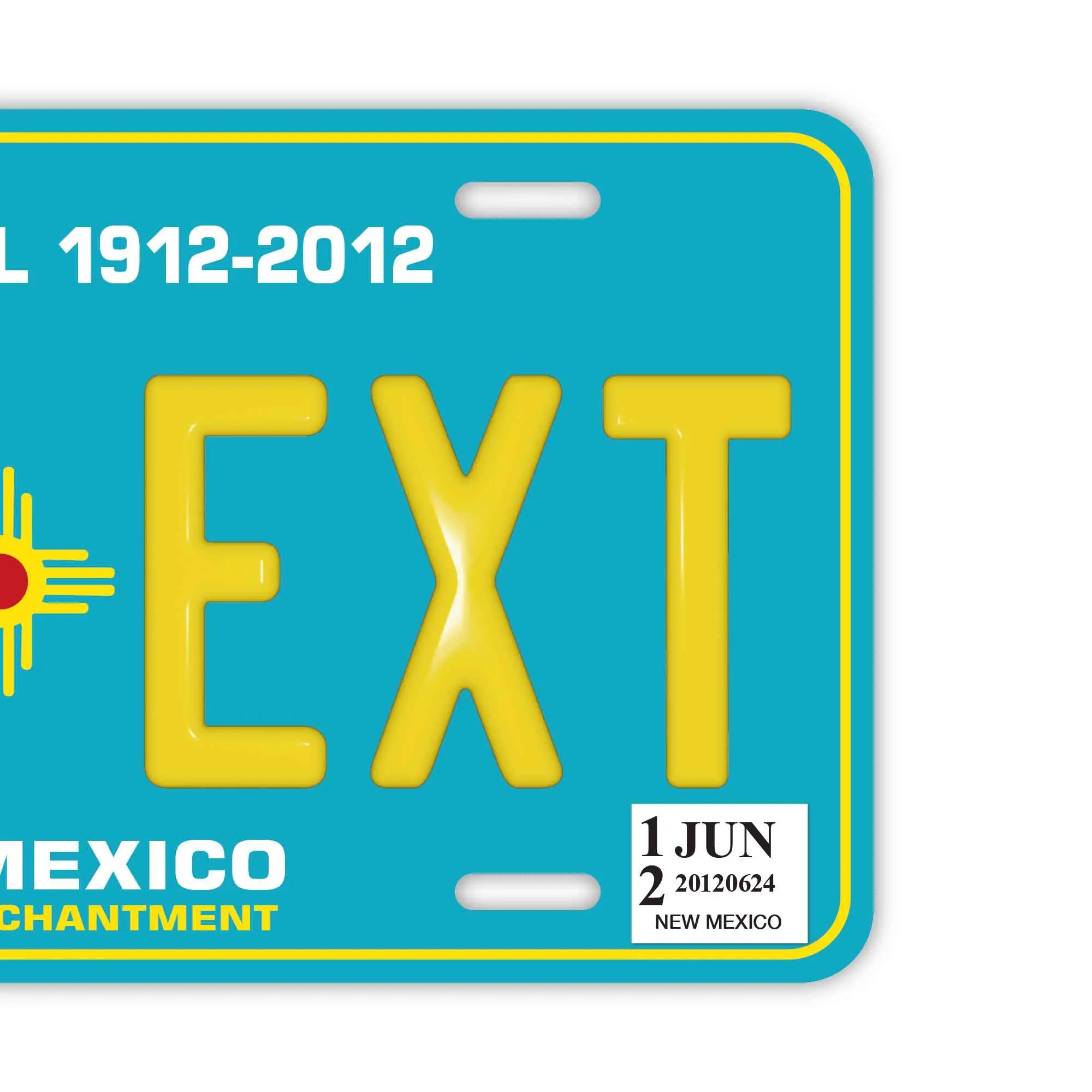 Large/US Car] New Mexico/Original America Embossed Number Plate Fashionable  Nameplate Signboard PL8HERO – PL8HERO(プレートヒーロー)