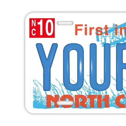 【大・US車用】ノースカロライナ/オリジナルアメリカエンボスナンバープレート おしゃれ表札看板 PL8HERO