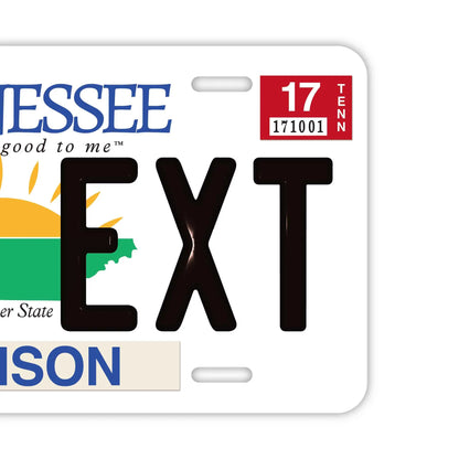 【大・US車用】テネシー/オリジナルアメリカエンボスナンバープレート おしゃれ表札看板 PL8HERO