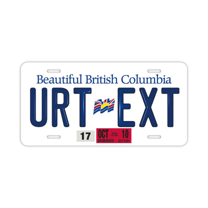 【大・US車用】ブリティッシュコロンビア/オリジナルカナダエンボスナンバープレート おしゃれ表札看板 PL8HERO