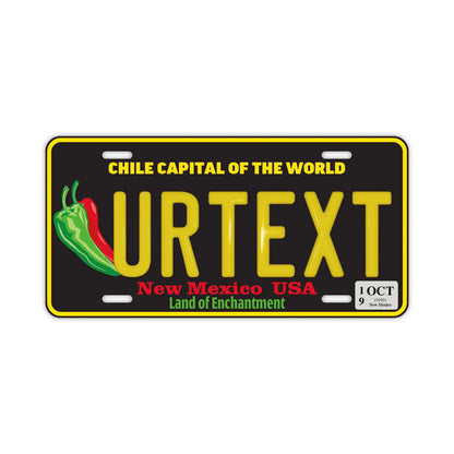 【大・US車用】ニューメキシコ・チリペッパー/オリジナルアメリカエンボスナンバープレート おしゃれ表札看板 PL8HERO